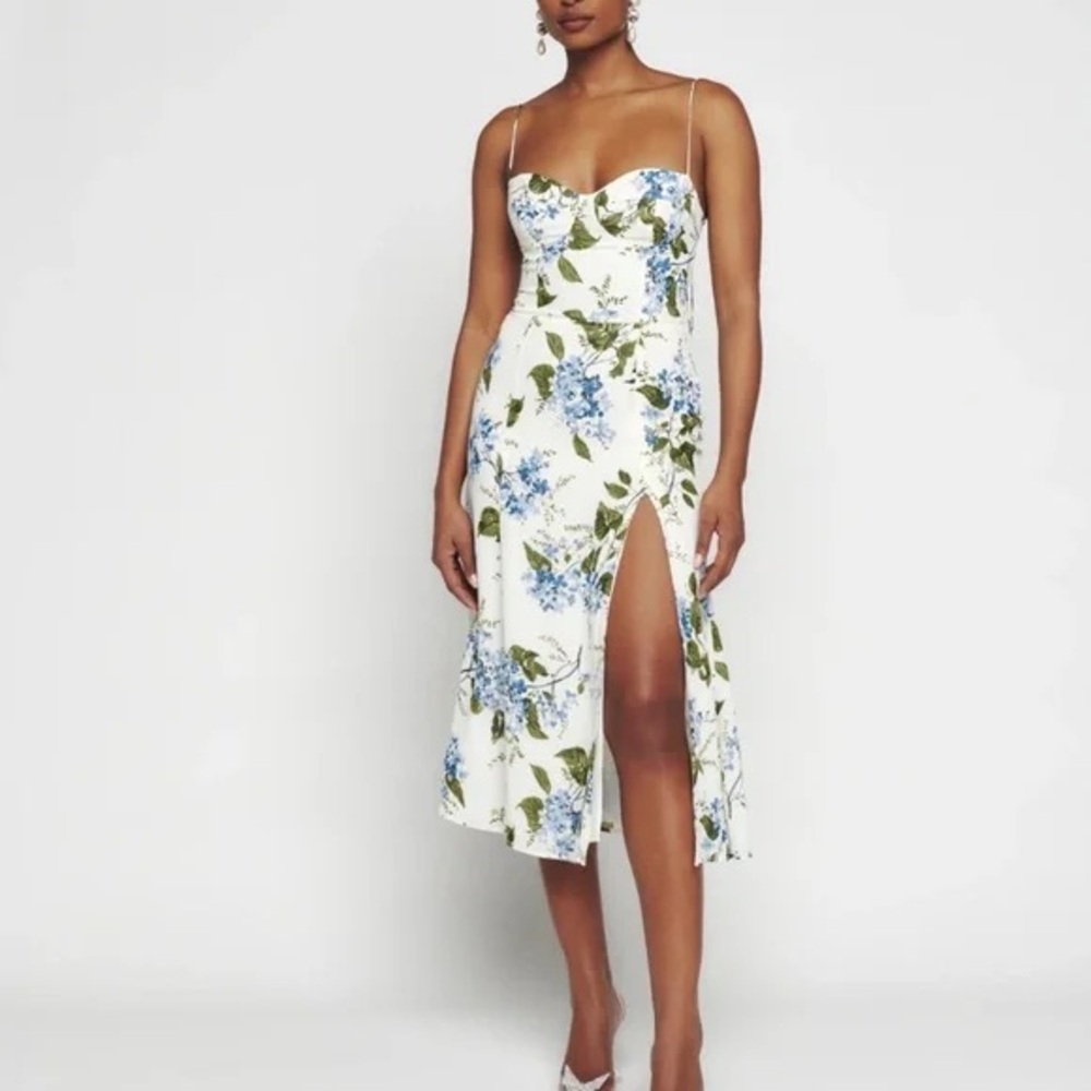 Reformation Juliette Dress Riviera  NWT